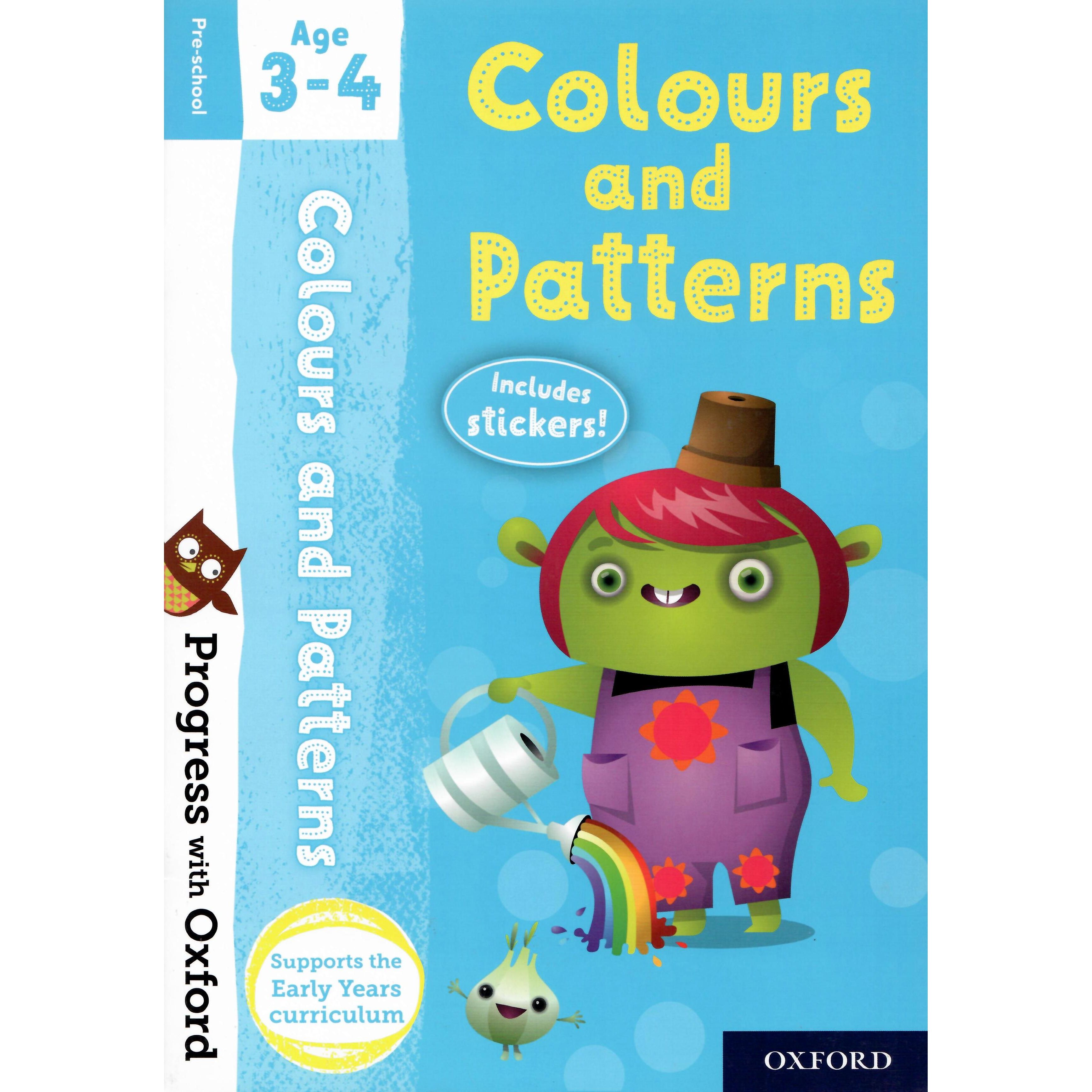 

Progress with Oxford: Colours and Patterns Age 3-4