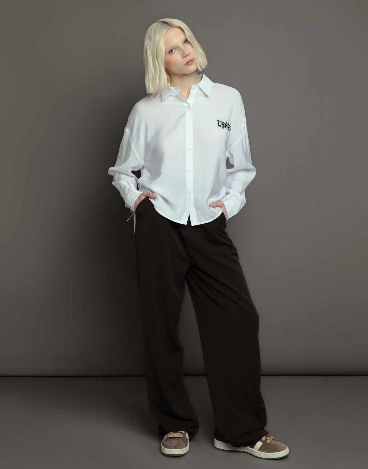 

Брюки для девочки Gloria Jeans GPT010068 коричневый M/170, GPT010068