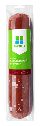 

Колбаса Окраина Сервелат Европейский варено-копченая
