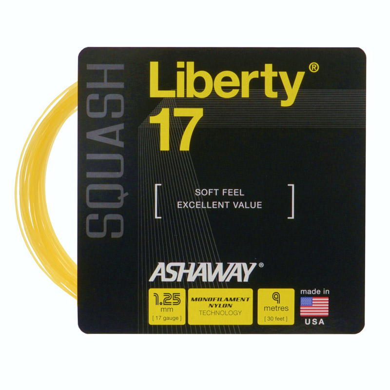 Струна для сквоша Ashaway 9m Liberty A10271, Gold, 1.25