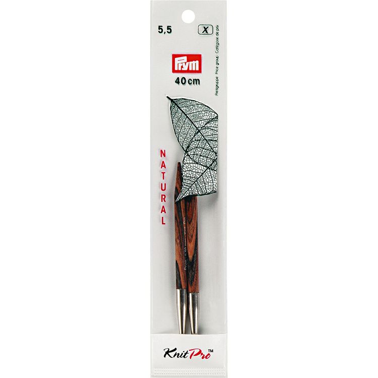 

Спицы съемные короткие Prym Natural, береза, 5,5 мм, 8,7 см