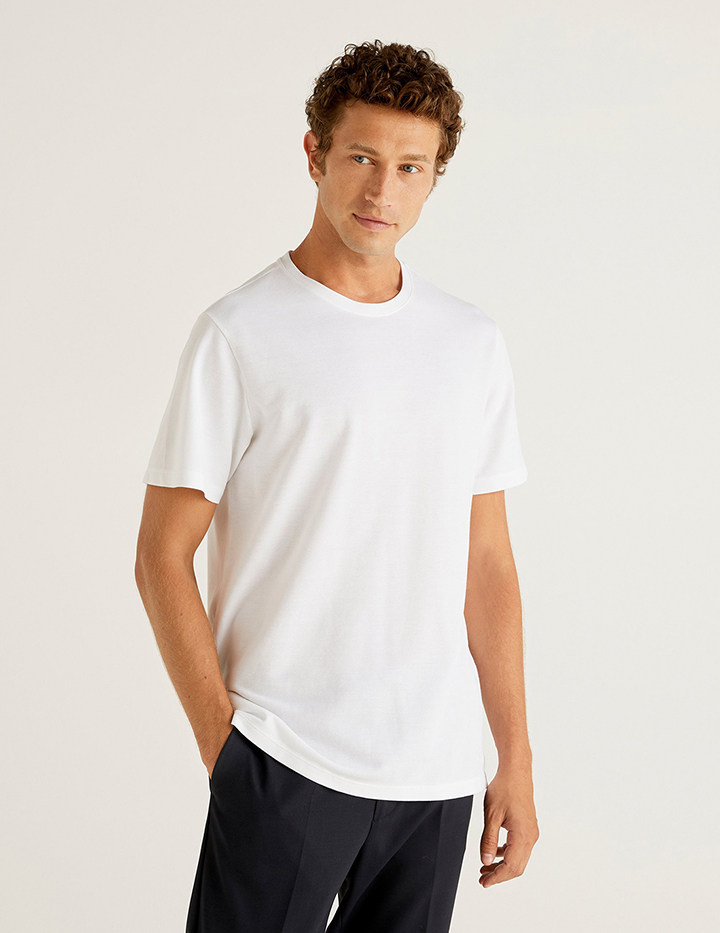 

Футболка мужская United Colors of Benetton 21A_3088J1AI4 белая S