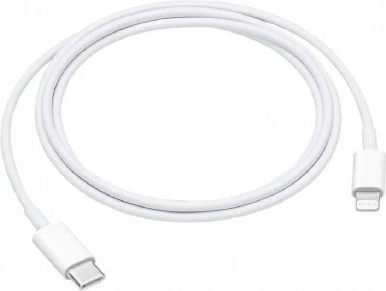 Кабель Apple MM0A3ZM/A USB-C-Lightning, 1 м, белый