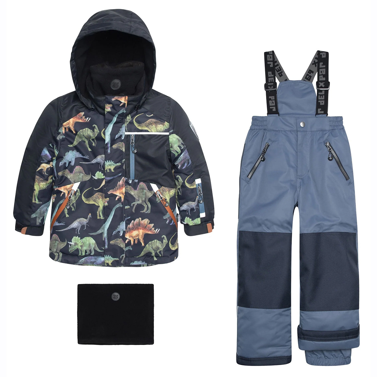 

Комплект верхней одежды Deux par Deux E10 R808, 477-принт динозавры/синий, 116, Черный;синий, E10 R808-477_116