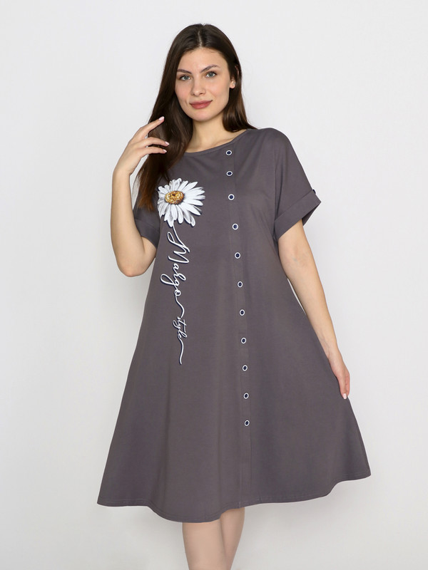 

Платье женское Fashion Margo П 130 коричневое 52, Коричневый, П 130