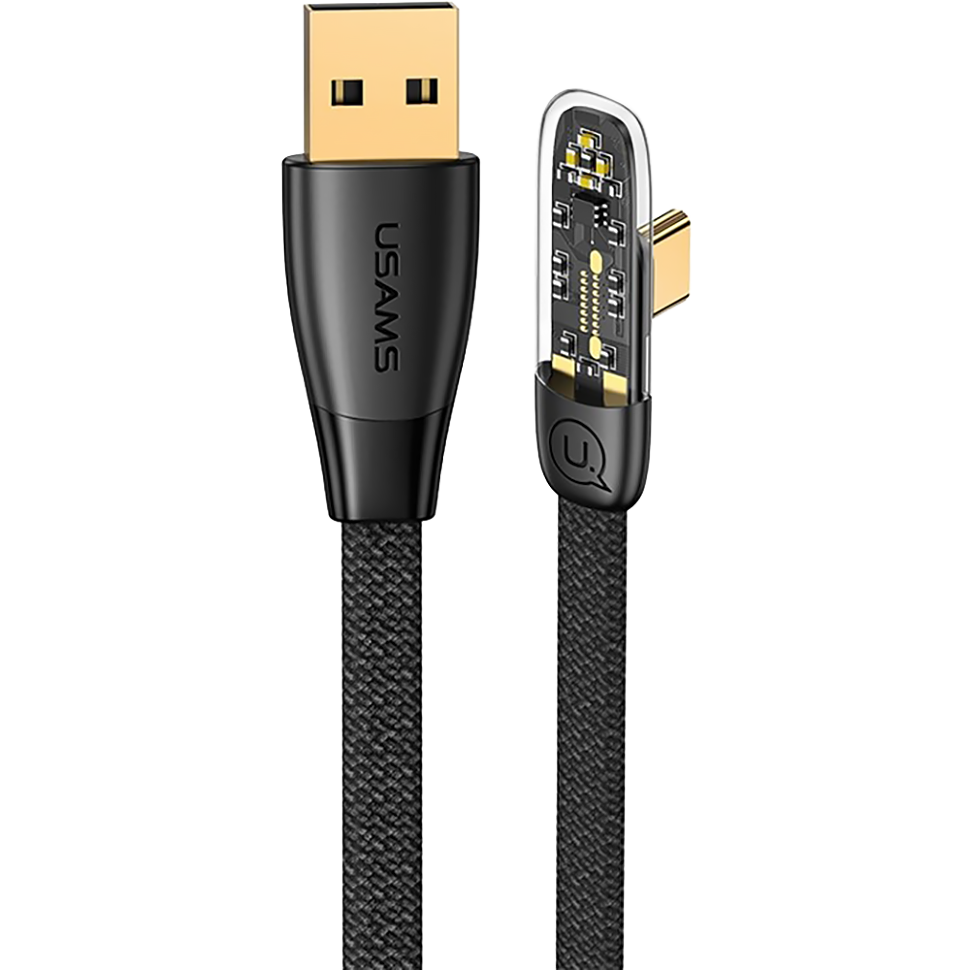 

Кабель USB - Type-C Usams US-SJ585 1.2 м черный, US-SJ585