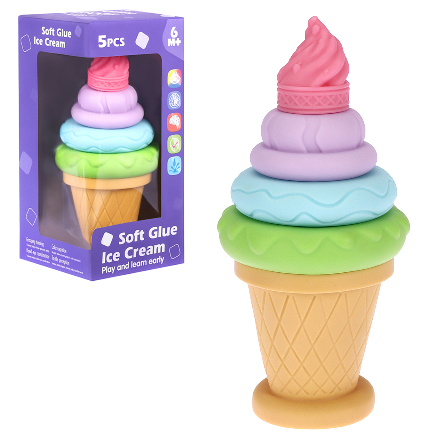 

Развивающая игрушка Smart Baby мороженое, учись и играй JB0334070