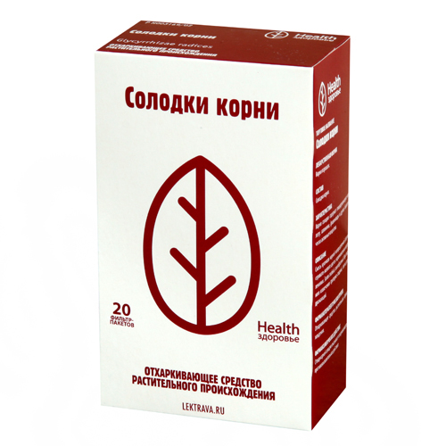 фото Солодка корни health здоровье фильтр-пакеты 1,5 г 20 шт.