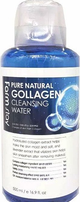Купить Очищающая вода с коллагеном FarmStay Pure cleansing water collagen 500 мл