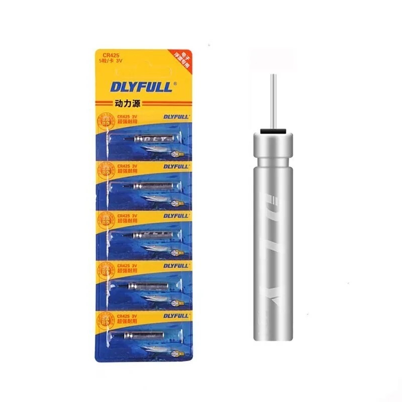 

Батарейка DLYFULL CR425 3V литиевая для светящихся поплавков (комплект 5шт.), Серый, CR425