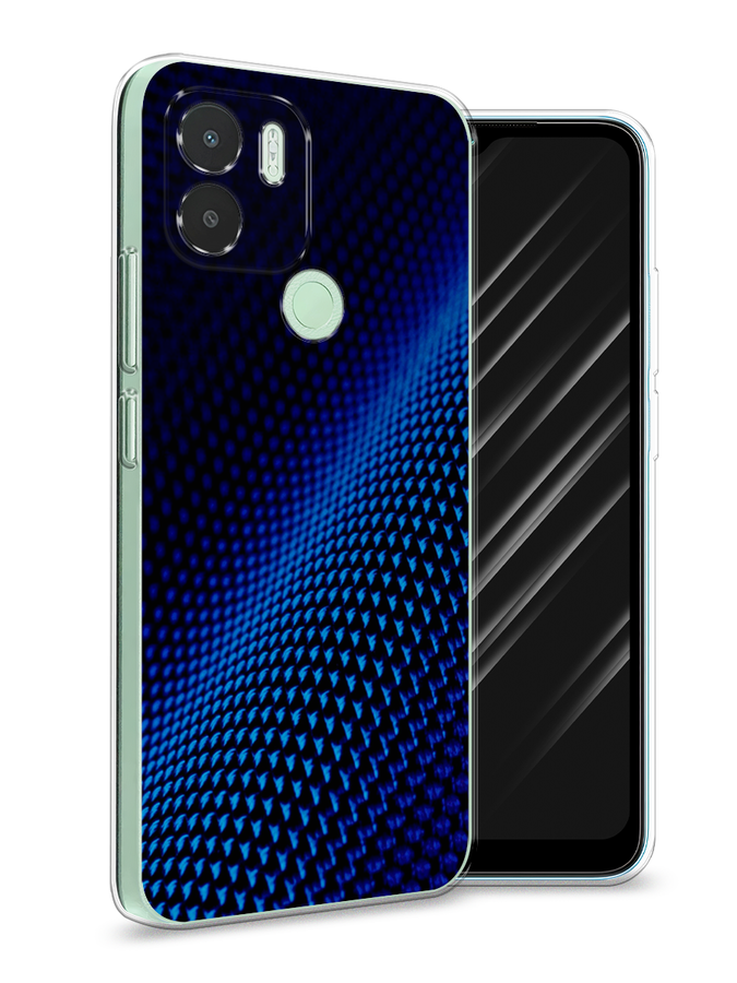 

Чехол Awog на Xiaomi Redmi A1+/A2+ "Синий карбон", Черный;синий, 318550-3