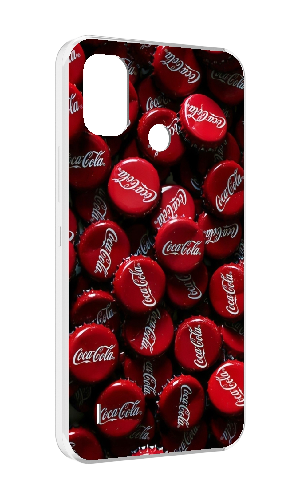 

Чехол MyPads крышки от кокаколы для Itel A48, Прозрачный, Tocco