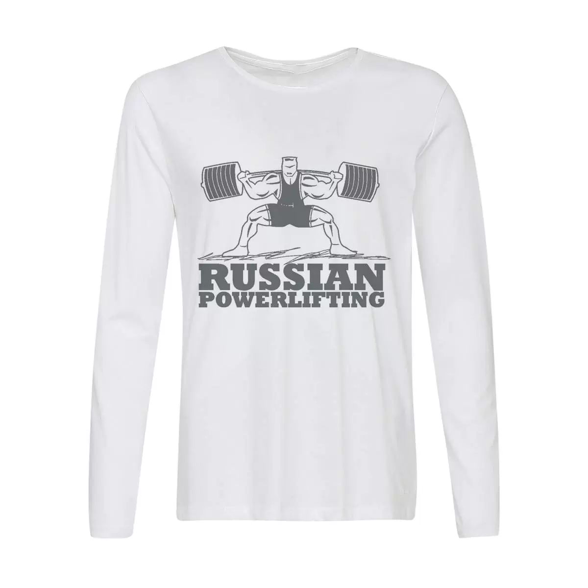 Лонгслив CoolPodarok Russian powerlifting (Русский пауэрлифтинг)