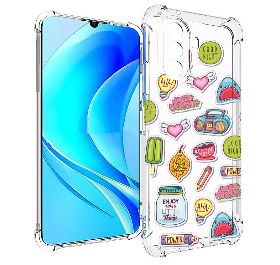 

Чехол MyPads стикер-пак для Huawei Nova Y70 / Nova Y70 Plus (MGA-LX9N) / Huawei Enjoy 50, Прозрачный, Tocco