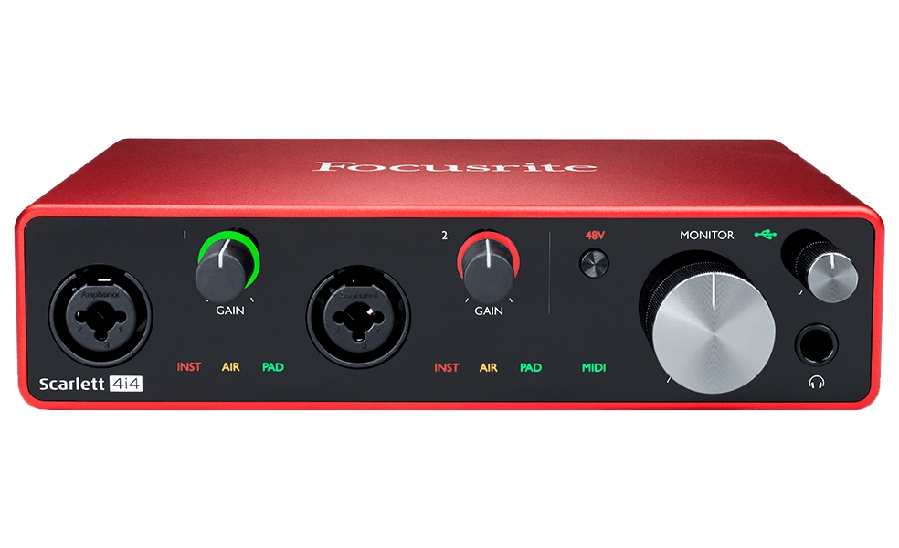 

Звуковая карта FOCUSRITE SCARLETT 4I4, SCARLETT 4I4