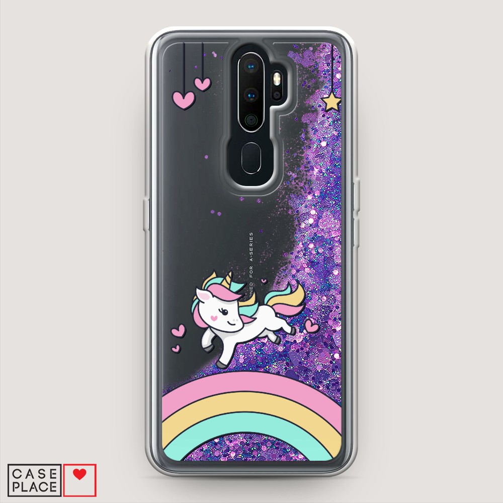 

Чехол Awog на Oppo A5/A9 2020 "Единорог на радуге", Разноцветный, 251392-1