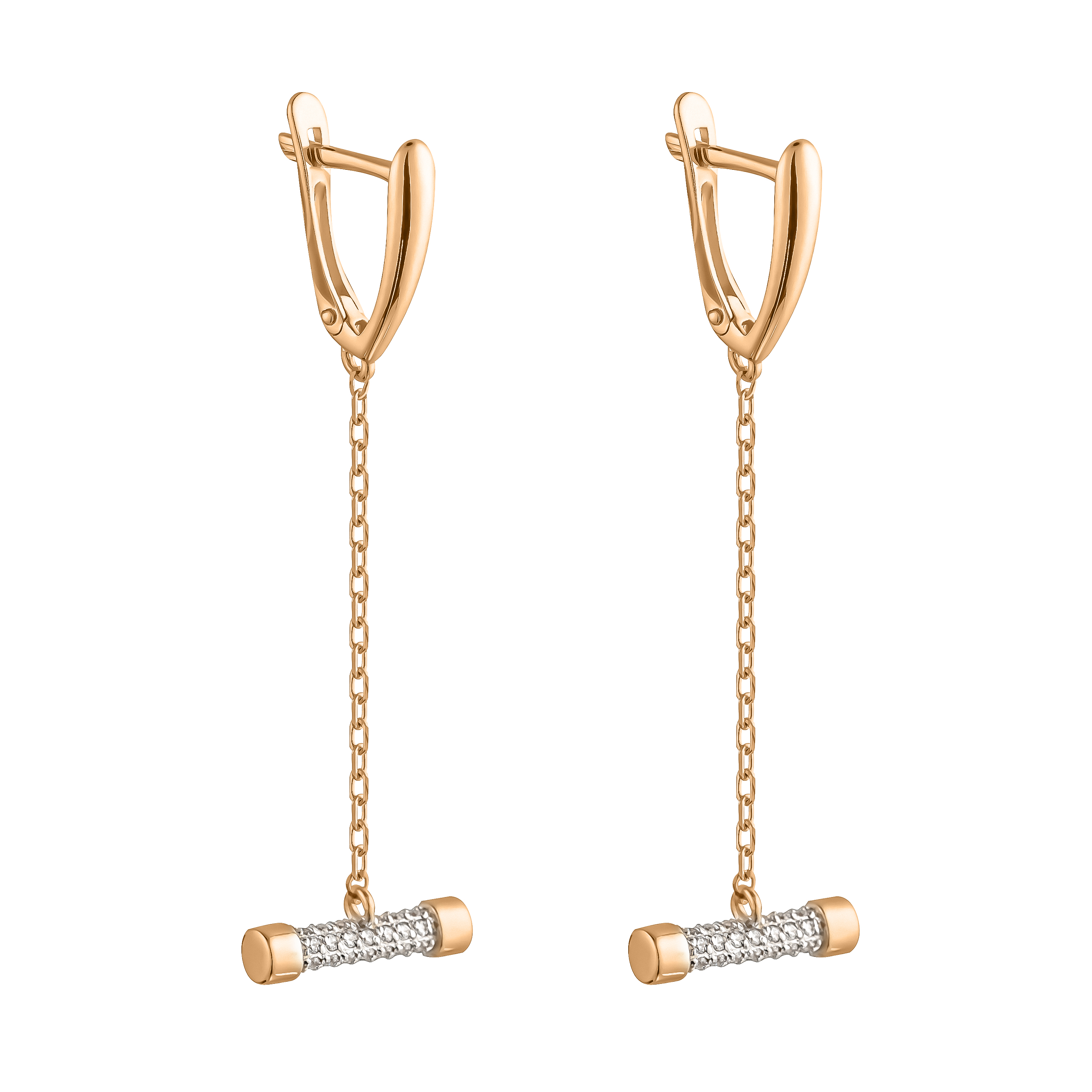 

Серьги из желтого золота с циркониями ZOLOTO.GOLD с4204