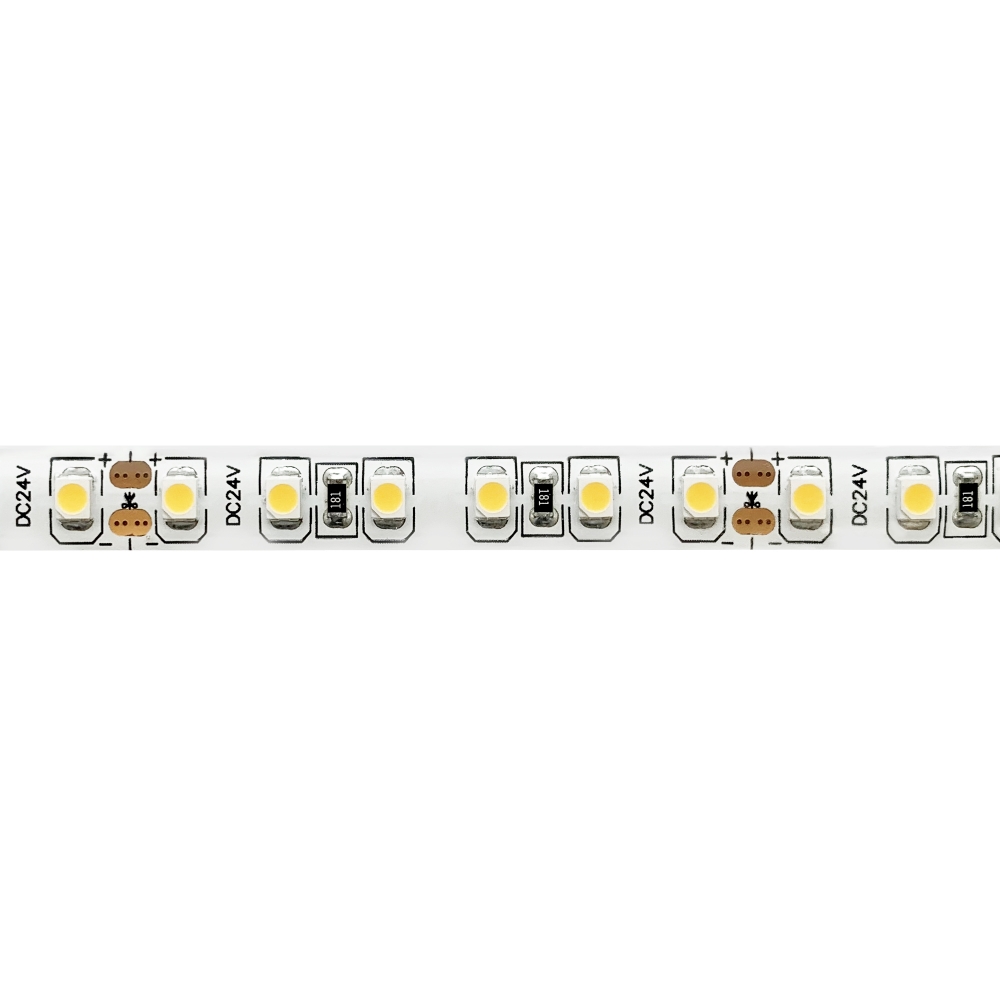 фото 5м. светодиодная лента теплого цвета 3000к, 9,6w, 24v, 60led, ip65 st luce st016.310.65