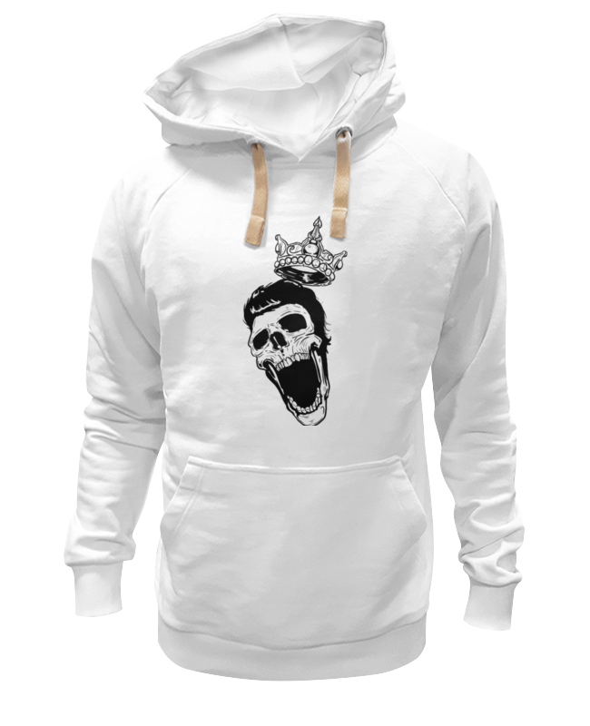 

Худи унисекс Printio Skull белое 2XL, Белый, Skull