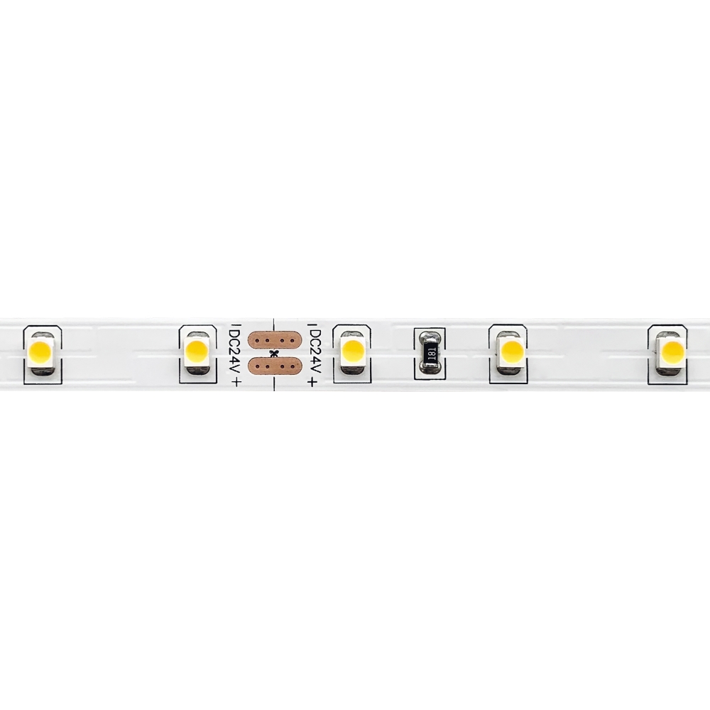 фото 5м. светодиодная лента белого цвета 4000к, 4,8w, 24v, 60led, ip20 st luce st016.405.20