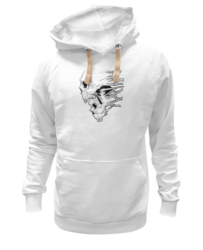 

Худи унисекс Printio Skull белое 2XL, Белый, Skull