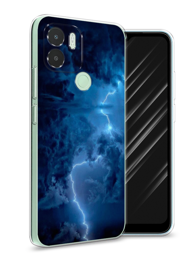 

Чехол Awog на Xiaomi Redmi A1+/A2+ "Молния", Синий, 318550-4