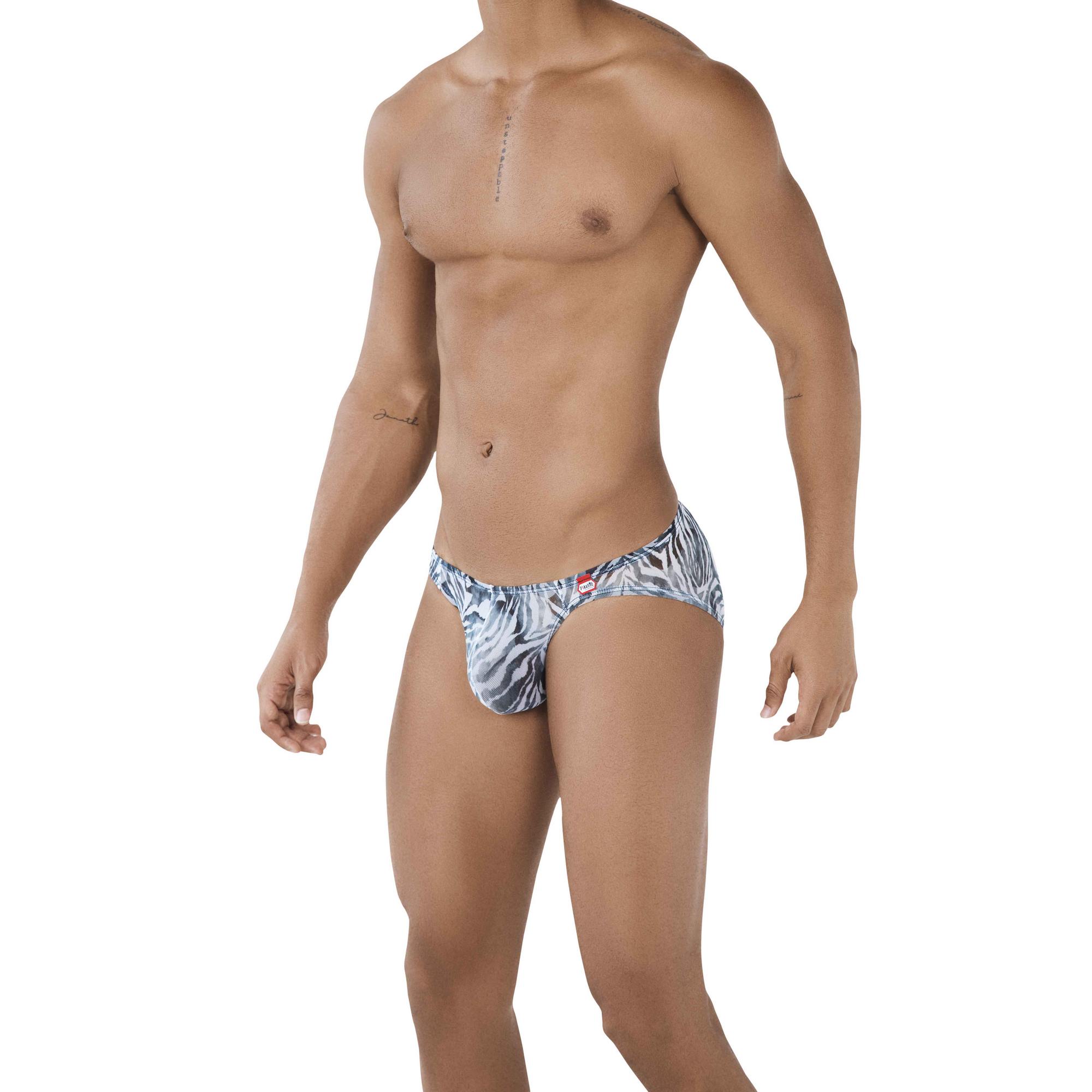 

Мужские трусы слипы белые с принтом Pikante EROTIC BRIEF 050301 размер 48 XL, 0503