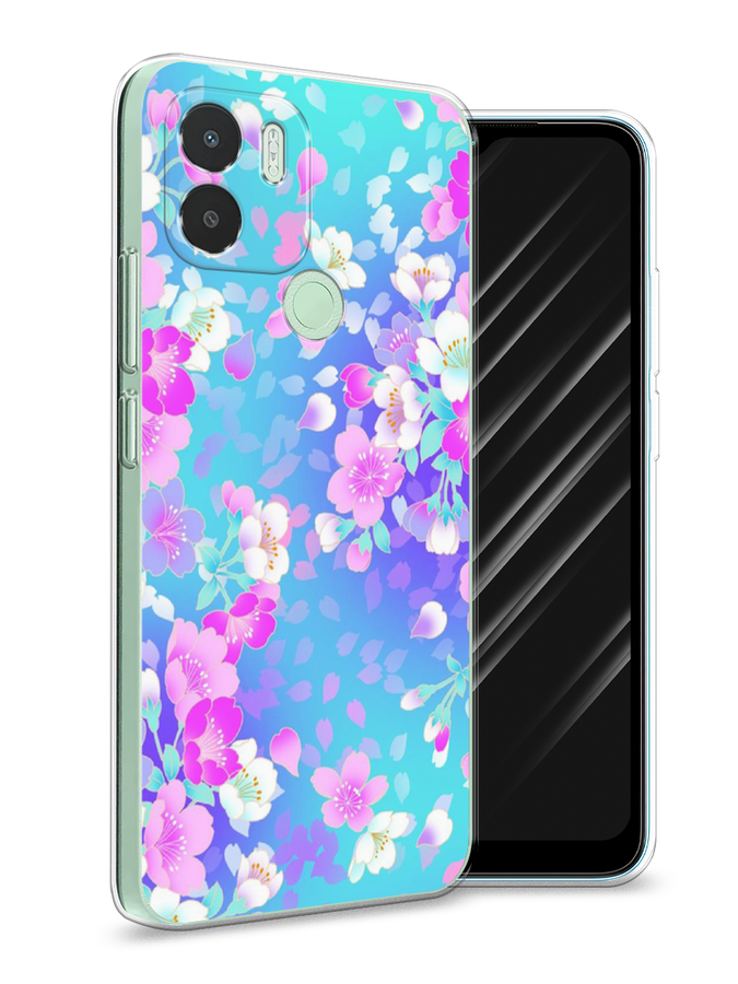 

Чехол Awog на Xiaomi Redmi A1+/A2+ "Яблоневые цветы", Голубой;розовый;белый, 318550-8