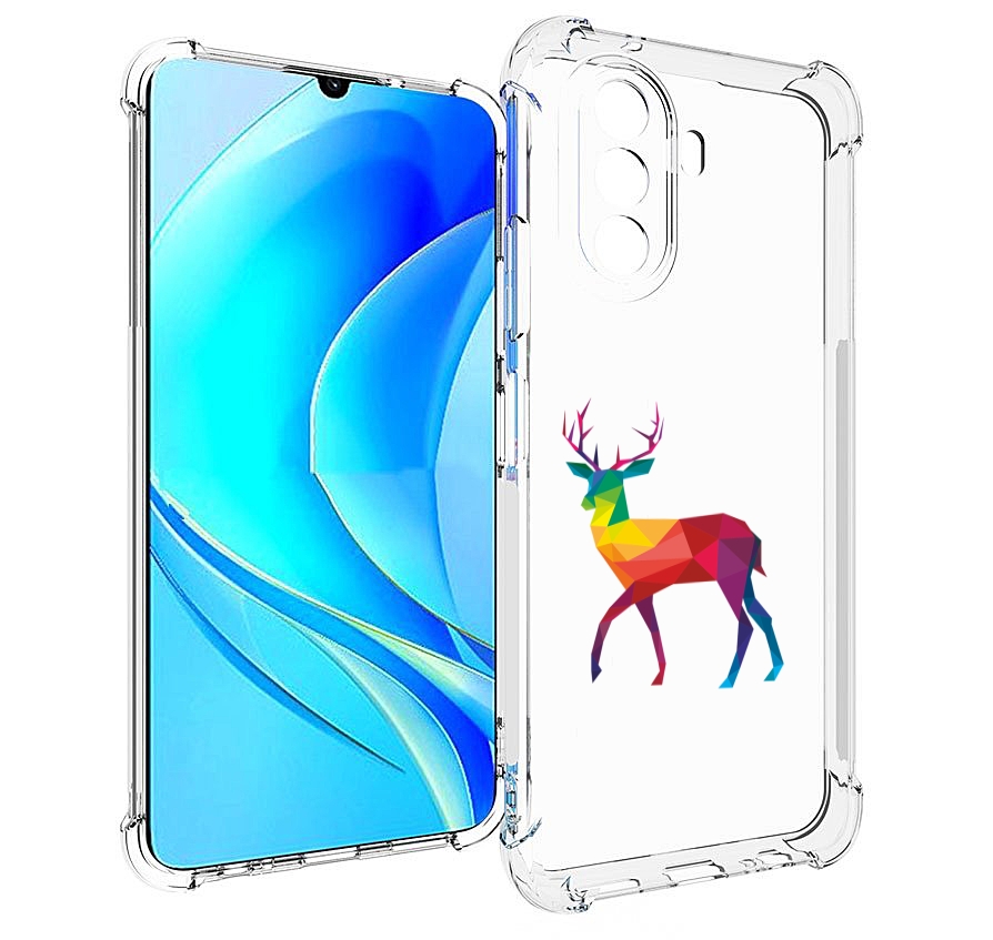 

Чехол MyPads геометрический олень для Huawei Nova Y70 / Nova Y70 Plus (MGA-LX9N), Прозрачный, Tocco