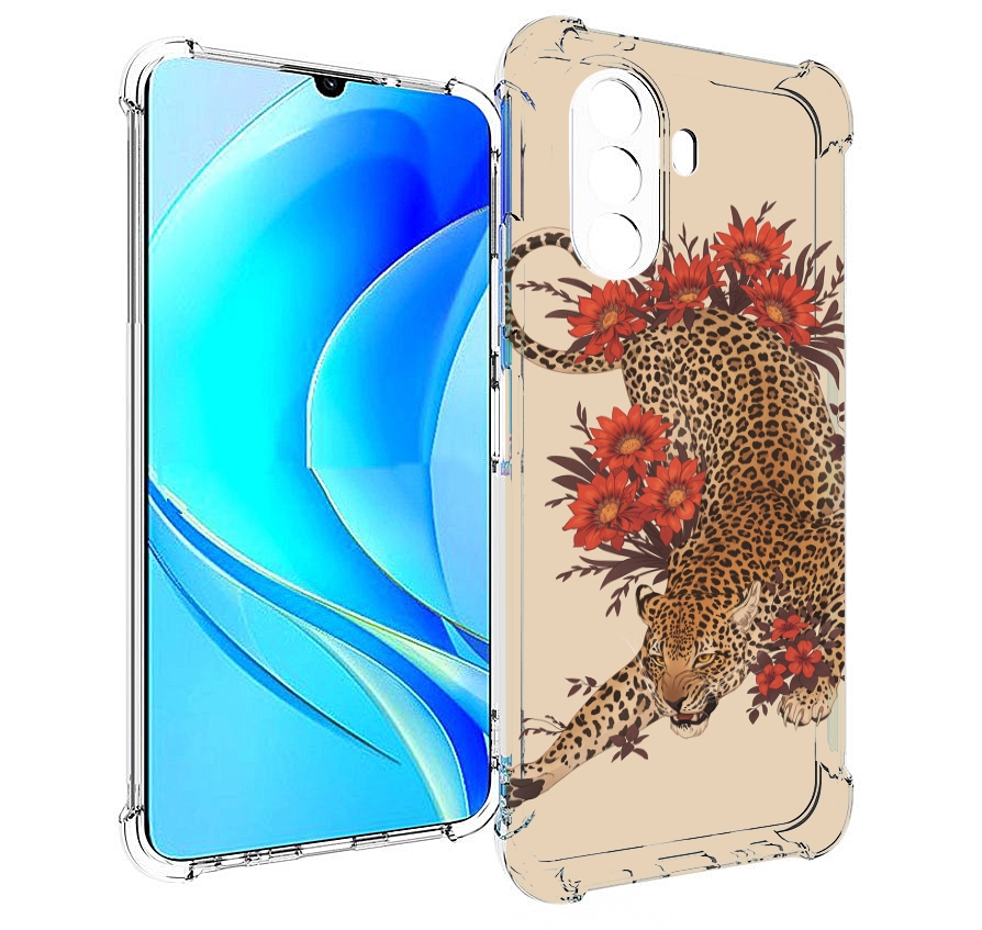 

Чехол MyPads тигр-из-цветов для Huawei Nova Y70 / Nova Y70 Plus (MGA-LX9N), Прозрачный, Tocco