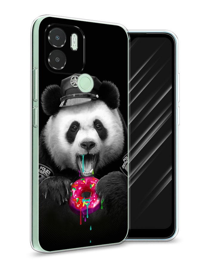 

Чехол Awog на Xiaomi Redmi A1+/A2+ "Панда police", Черный;белый;розовый, 318550-2