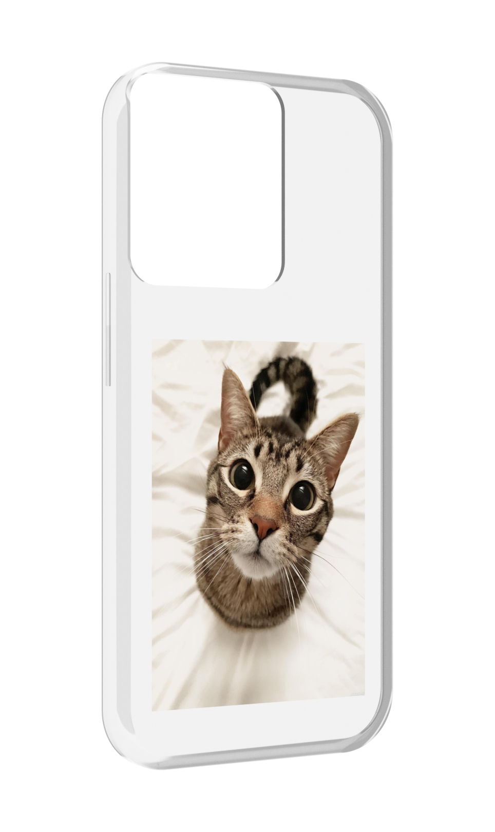 

Чехол MyPads Котик для OPPO Reno 8, Прозрачный, Tocco