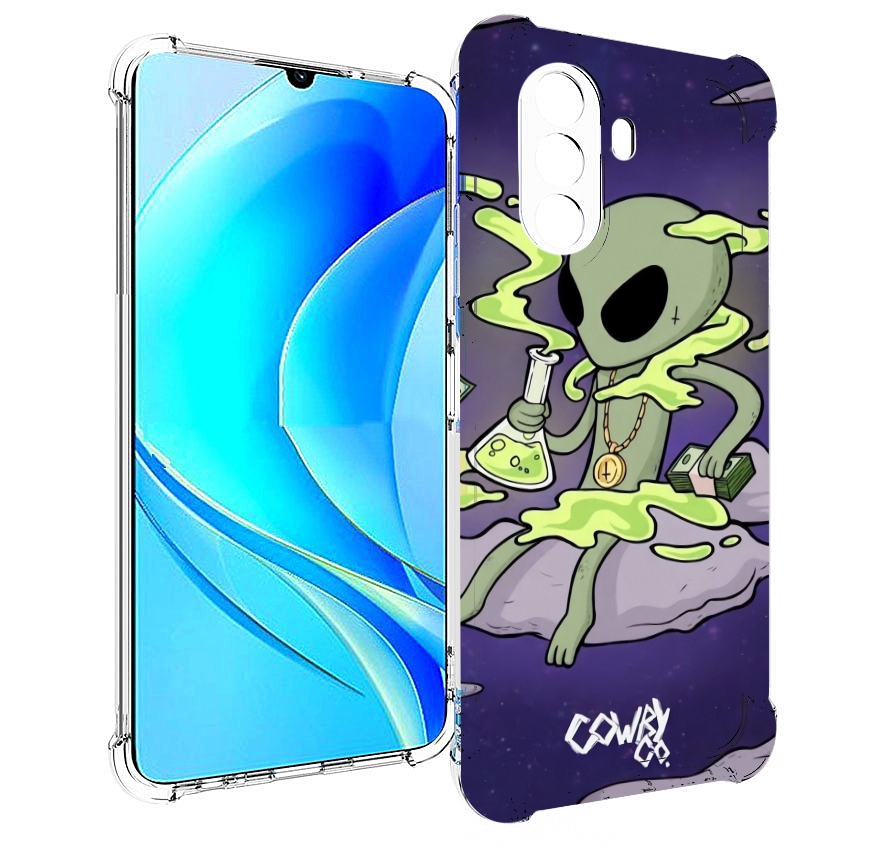 

Чехол MyPads токсичный инопланетянин для Huawei Nova Y70 / Nova Y70 Plus (MGA-LX9N), Прозрачный, Tocco