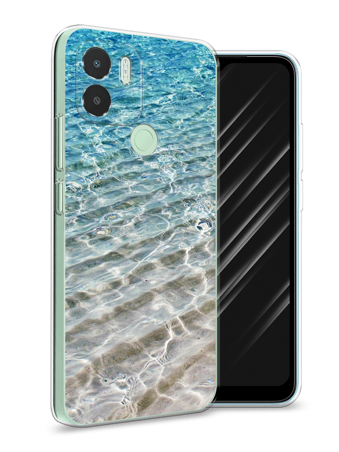 

Чехол Awog на Xiaomi Redmi A1+/A2+ "Волны 10", Бирюзовый, 318550-4
