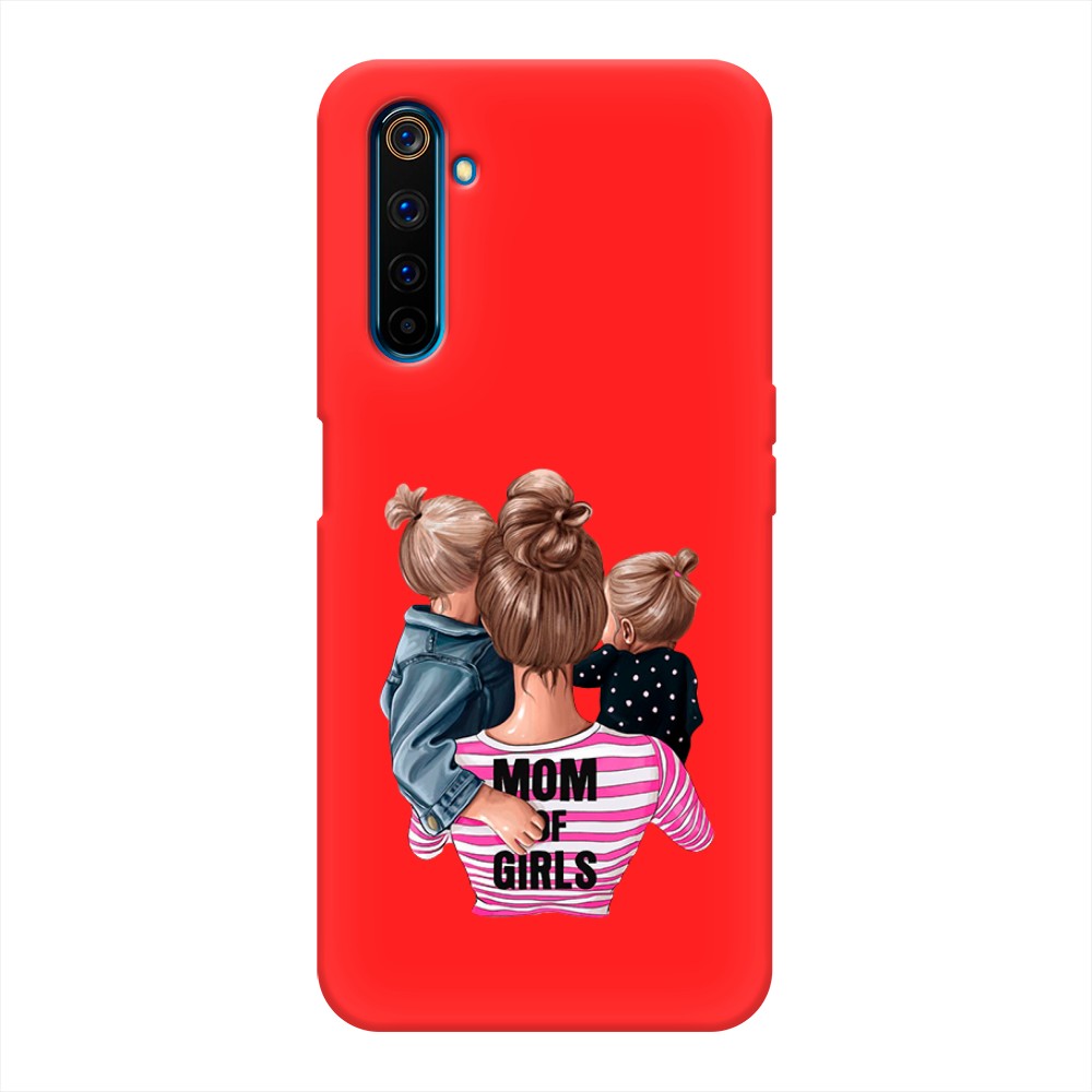

Чехол Awog на Realme 6 Pro "Mom of Girls", Разноцветный, 252853-1
