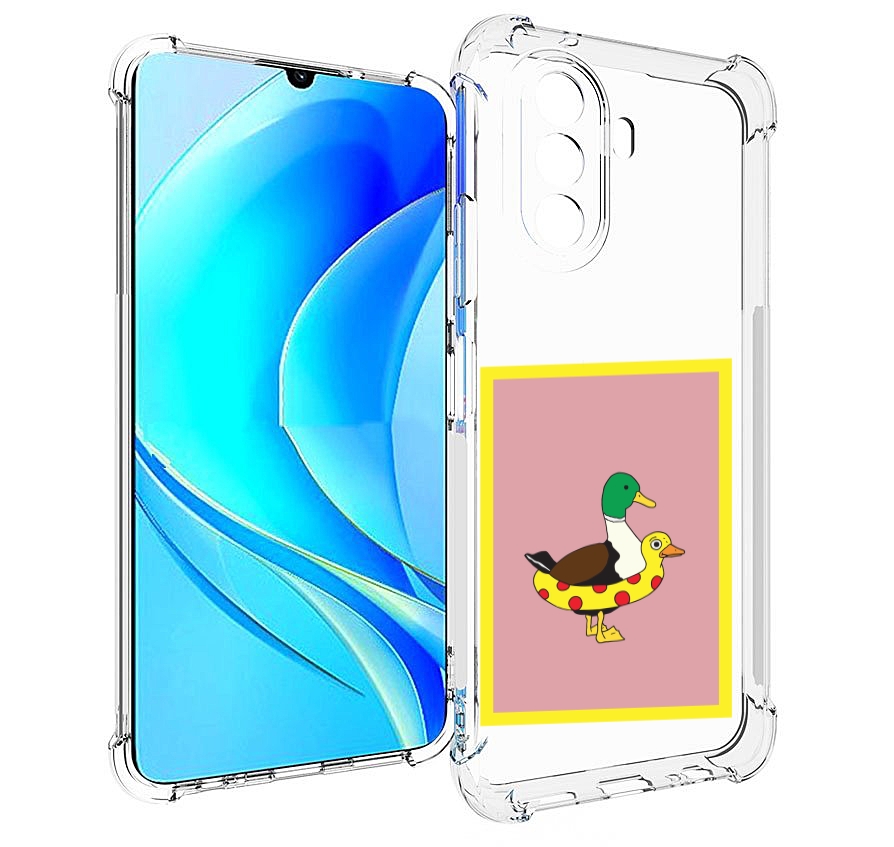 

Чехол MyPads утка в круге надувном для Huawei Nova Y70 / Nova Y70 Plus (MGA-LX9N), Прозрачный, Tocco