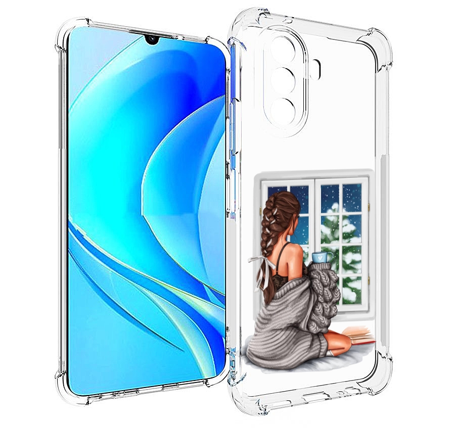 

Чехол MyPads уютное-зимнее-окно женский для Huawei Nova Y70 / Nova Y70 Plus (MGA-LX9N), Прозрачный, Tocco