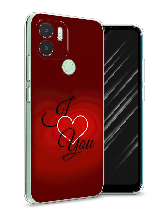 

Чехол Awog на Xiaomi Redmi A1+/A2+ "I love you 3", Красный;бордовый;черный, 318550-6