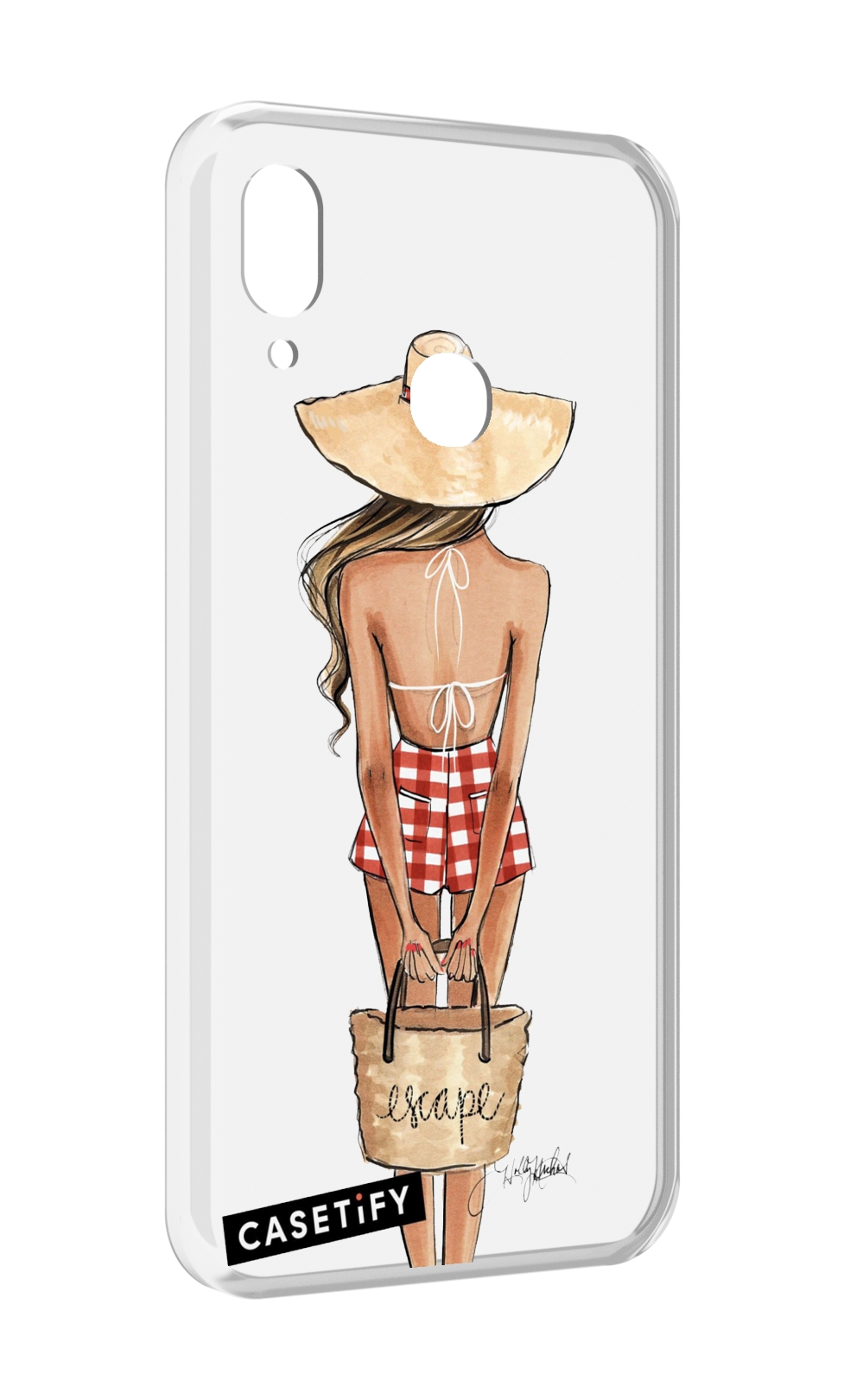 

Чехол MyPads CASETiFY женский для BQ BQ-6040L Magic, Прозрачный, Tocco