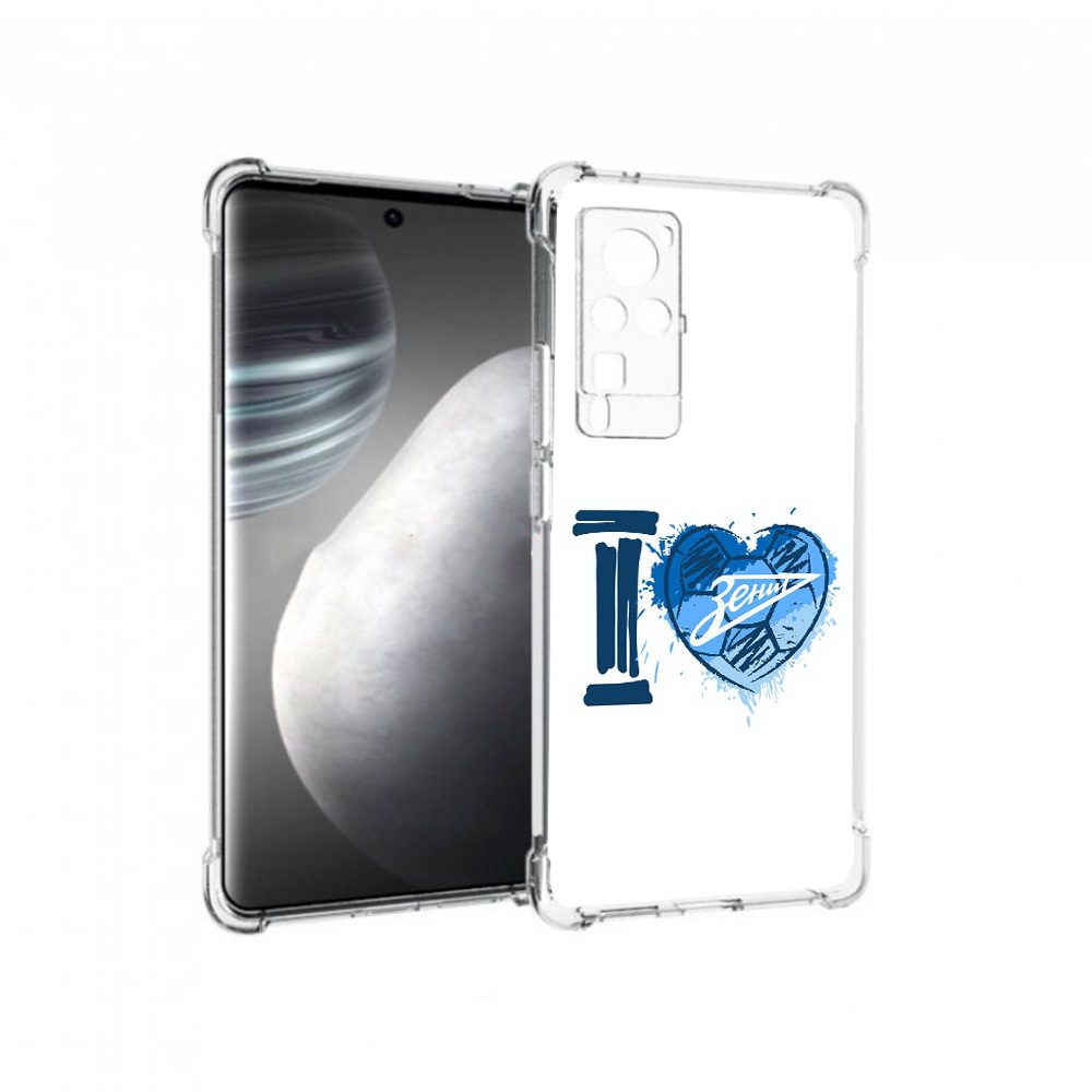 

Чехол MyPads Tocco для Vivo X60 pro ФК я люблю зенит (PT226972.385.186), Прозрачный, Tocco