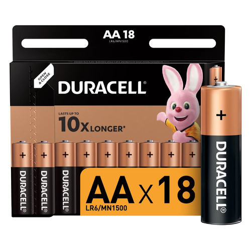 

AA Батарейка DURACELL Basic LR6-18BL MN1500, 18 шт.