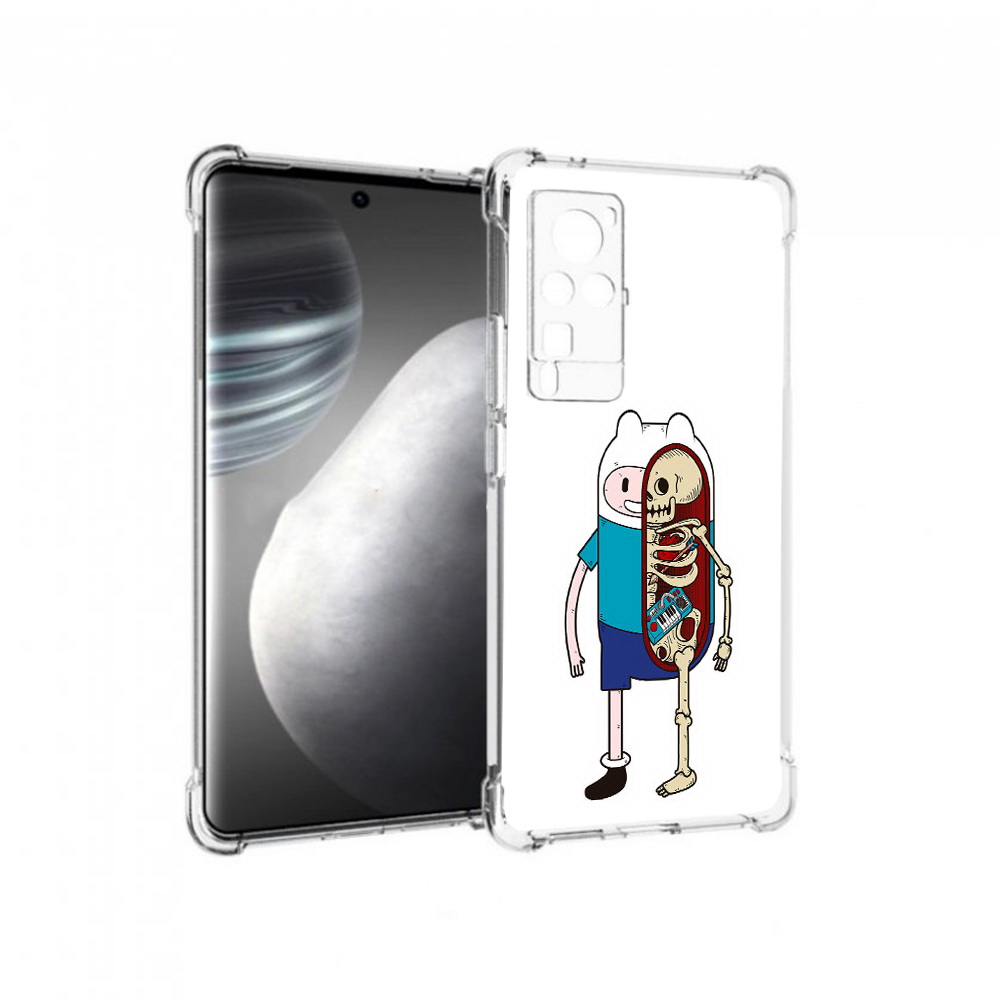 

Чехол MyPads Tocco для Vivo X60 pro Финн скелет (PT226972.385.187), Прозрачный, Tocco