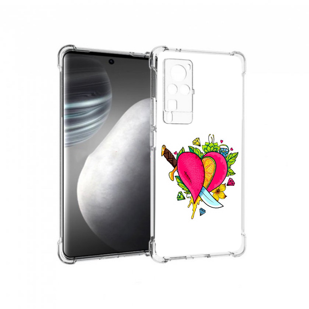 

Чехол MyPads Tocco для Vivo X60 pro Фруктовое сердце (PT226972.385.188), Прозрачный, Tocco
