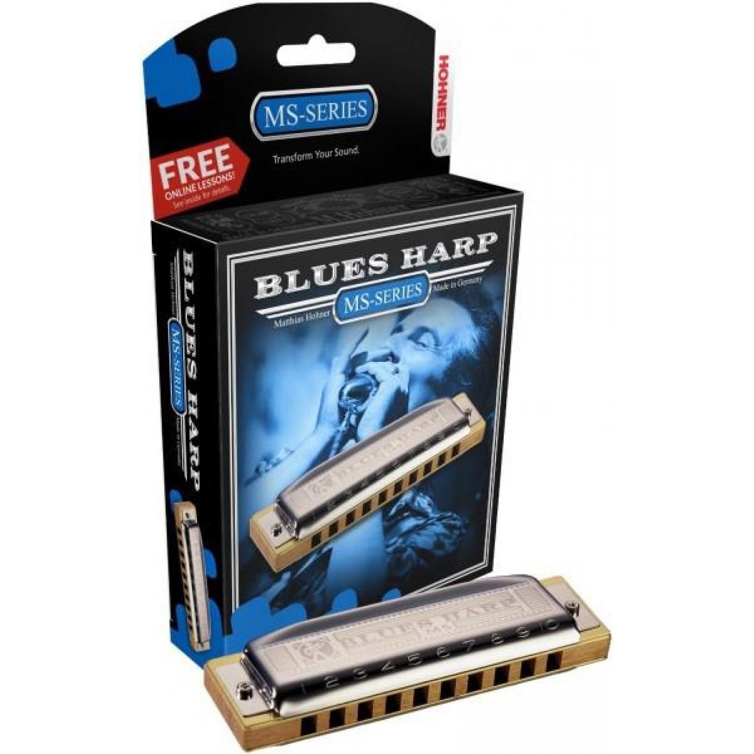 

Губная гармоника диатоническая HOHNER Blues Harp 532/20 MS Db