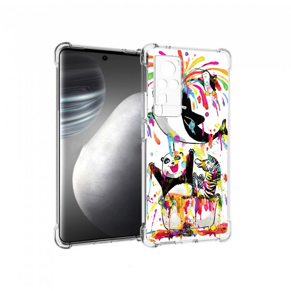 

Чехол MyPads Tocco для Vivo X60 pro Хиппи кит (PT226972.385.191), Прозрачный, Tocco