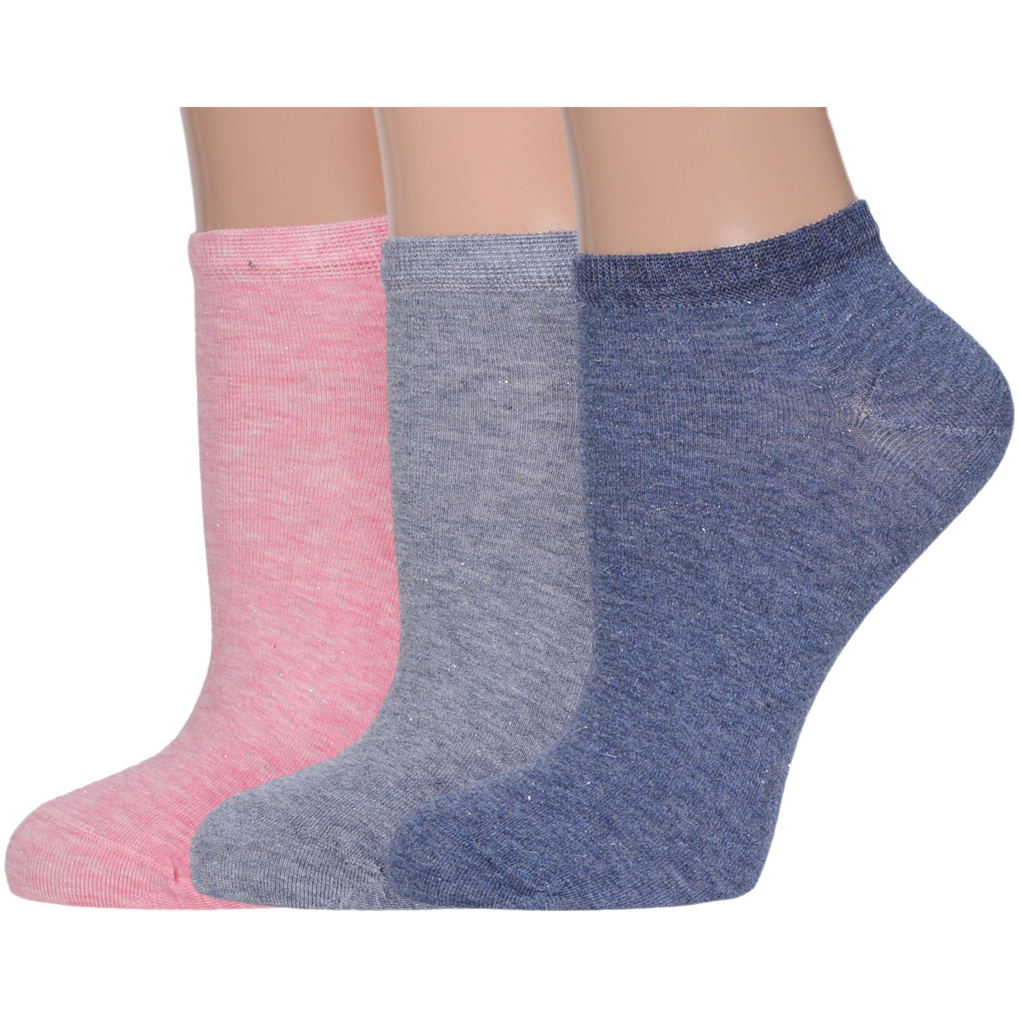 Комплект носков женских Rusocks 3-Ж3-13042 разноцветных 23-25