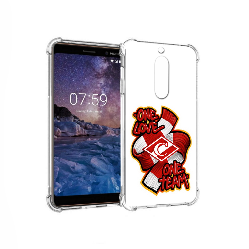 

Чехол MyPads Tocco для Nokia 7 ФК спарак 1 любовь (PT95887.123.184), Прозрачный, Tocco