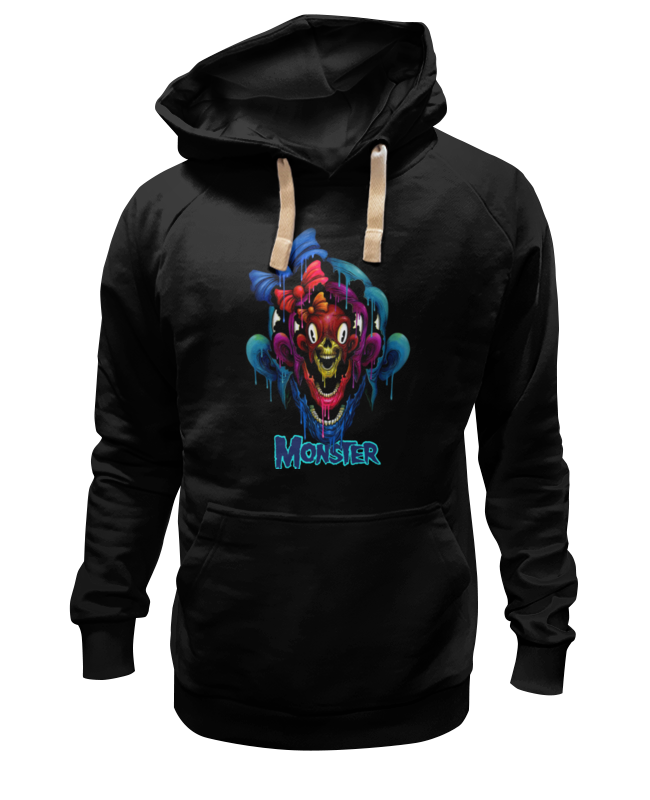 

Худи унисекс Printio Monster черное S, Черный, Monster
