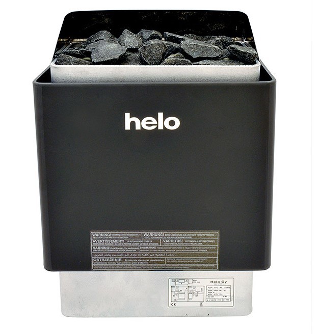 фото Электрическая печь 7 квт helo cup 60 stj (6,0 квт, черный цвет)