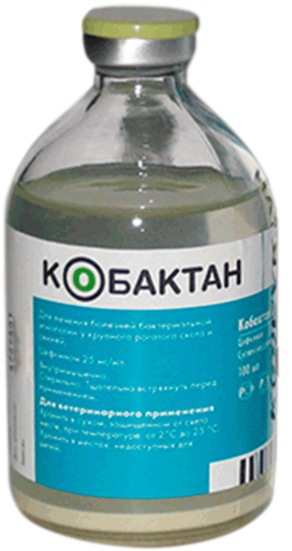 

Раствор для инъекций MSD ANIMAL HEALTH КОБАКТАН 2,5 %, 100 мл, КОБАКТАН
